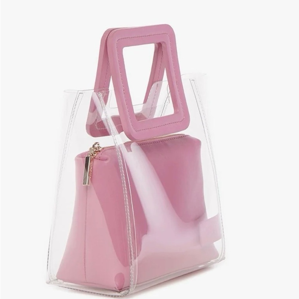 💕💕 BARBIECORE STAUD MINI SHIRLEY BAG | CLEAR PINK 💕💕